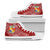 Tonga High Top Shoes - Polynesian Design Unisex Black - Polynesian Pride