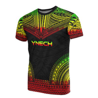 Polynesian T Shirt Polynesian Ynech Tattoo Reggae Style Unisex Reggae - Polynesian Pride