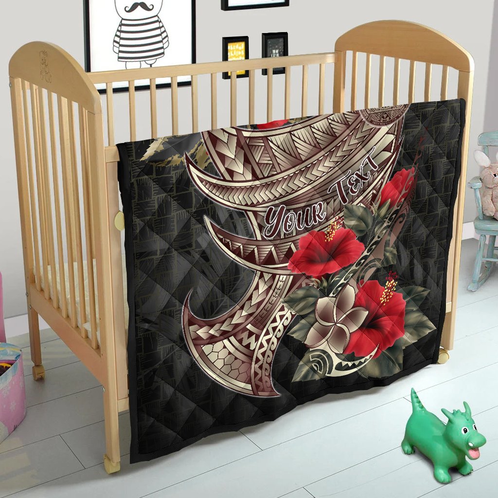 American Samoa Custom Personalised Premium Quilt - Polynesian Tribal Vintage Style - Polynesian Pride