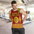 (Custom Personalised) Tonga High School Men Tank Top Tongan Ngatu LT13 Red - Polynesian Pride