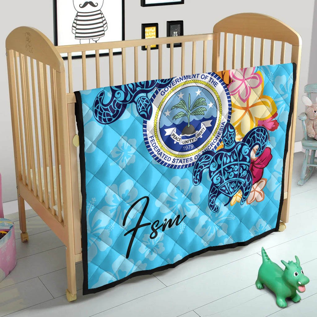Federated States of Micronesia Premium Quilt - Tropical Style - Polynesian Pride