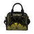 Personalised - Hawaii Royal Hibiscus Polynesian Tribal Shoulder Handbag Yellow AH - Polynesian Pride