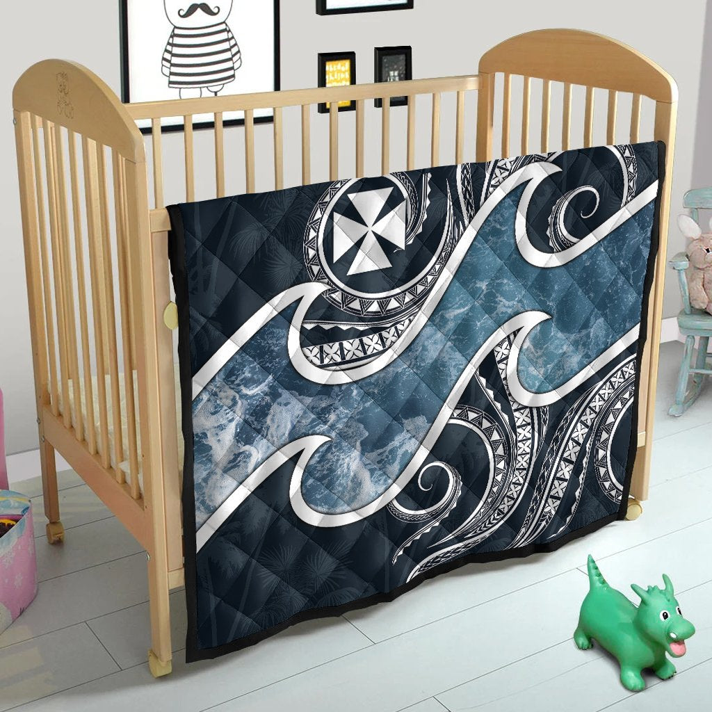 Wallis and Futuna Polynesian Premium Quilt - Ocean Style - Polynesian Pride