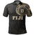 Fiji Polo Shirt Viti Flag Polynesian Tattoo Unisex Black - Polynesian Pride