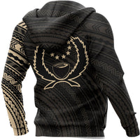 Pohnpei Hoodie Pohnpie Flag Polynesian Tattoo Style - Polynesian Pride