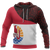 Tahiti Pullover Hoodie Tahiti Flag Polynesian A0 Unisex Red - Polynesian Pride