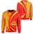 Hawaiian Mauna Kea Polynesian Sweatshirt - Circle Style Unisex Red - Polynesian Pride