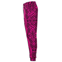 Polynesian Symmetry Pink Joggers - Polynesian Pride