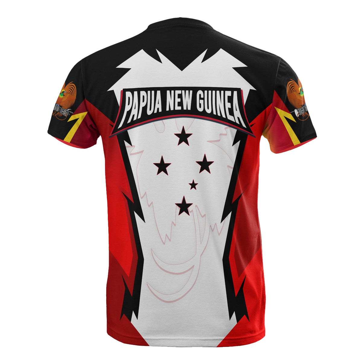 Papua New Guinea T Shirt Papua New Guinea Flag Coat Of Arms - Polynesian Pride