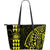 Coat of Arm Polynesian Yellow Large Leather Tote Yellow - Polynesian Pride