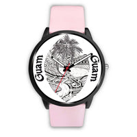 Guam Watch - Guam Polynesian Pink Leather - Polynesian Pride