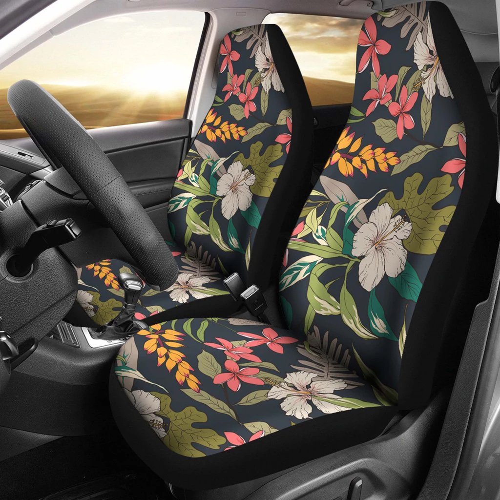 Hawaii Hibiscus Pattern Car Seat Covers 05 - Polynesian Pride