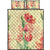 Beautiful Flower Quilt Bed Set Black - Polynesian Pride