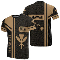 Kanaka Polynesian T Shirt Gold Morale Style Unisex Gold - Polynesian Pride