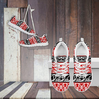 New Zealand Sneakers, Maori Koru Trainers - Polynesian Pride