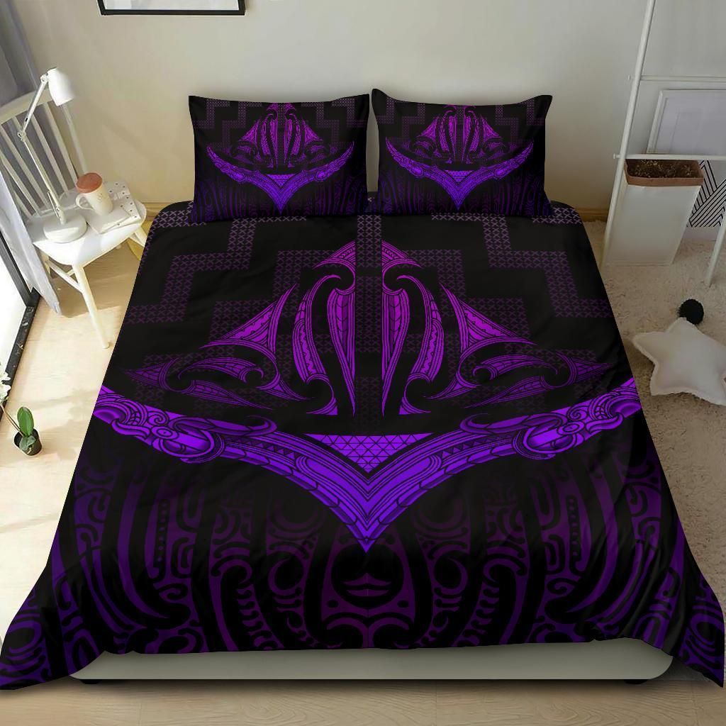Maori Bedding Set, Purple Vibes - Polynesian Pride