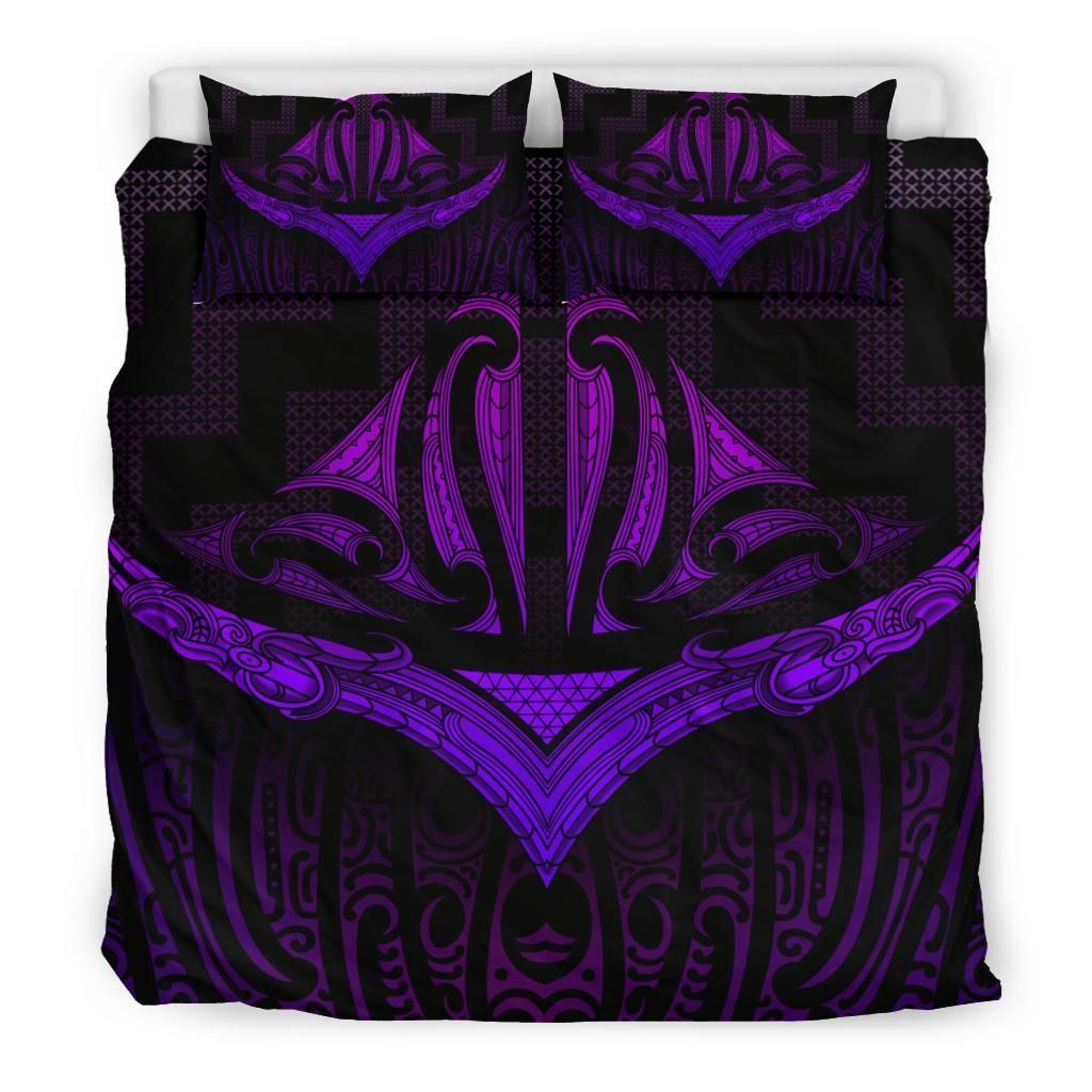 Maori Bedding Set, Purple Vibes - Polynesian Pride