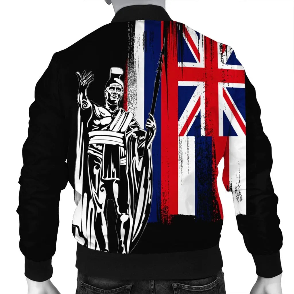 Polynesian Pride Jacket - Hawaii King Flag Bomber Jacket - Polynesian Pride