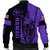 Polynesian Pride Jacket - Hawaii King Polynesian Bomber Jacket - Lawla Style Purple - Polynesian Pride