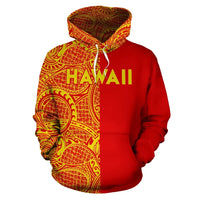 Polynesian Pride Hoodie Polynesian Madame Pele Kanaka Plumeria Hoodie The Half - Polynesian Pride