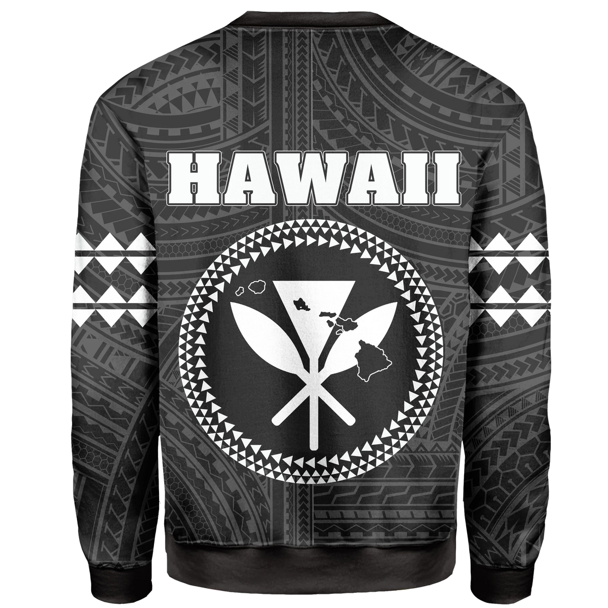Polynesian Pride Shirt - Hawaii King Kanaka Kakau Sweat Shirt - Polynesian Pride