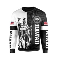 Polynesian Pride Shirt - Hawaii King Polynesian Sweatshirt - Lawla Style White - Polynesian Pride