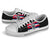 Polynesian Pride Footwear - Hawaii King Flag Low Top Shoe - Polynesian Pride