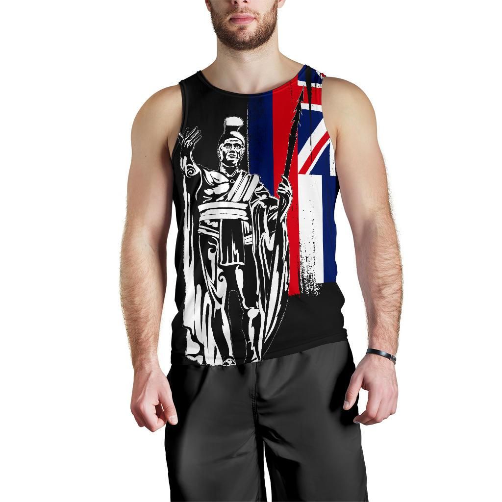 Polynesian Pride Clothing - Hawaii King Flag Tank Top - Polynesian Pride