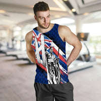 Polynesian Pride Clothing - Hawaii King Flag Kanaka Map Polynesian Men's Tank Top - Won Style - Polynesian Pride