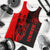 Polynesian Pride Clothing - Hawaii King Polynesian Men's Tank Top - Lawla Style Red - Polynesian Pride