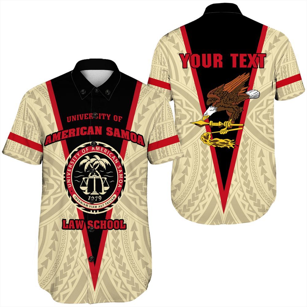 Samoan Short Sleeve Shirt - American Samoa Law School Short Sleeve Shirt - Polynesian Pride