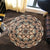 Polynesian Pride Home Set - Miracle Samoa Mamanu Round Carpet - Polynesian Pride