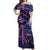 Hawaiian Matching Dress and Hawaiian Shirt Polynesian Spearhead Purple Galaxy RLT14 - Polynesian Pride