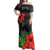 Polynesian Pride Dress - Tonga Polynesian Hibiscus Off Shoulder Long Dress Long Dress Black - Polynesian Pride