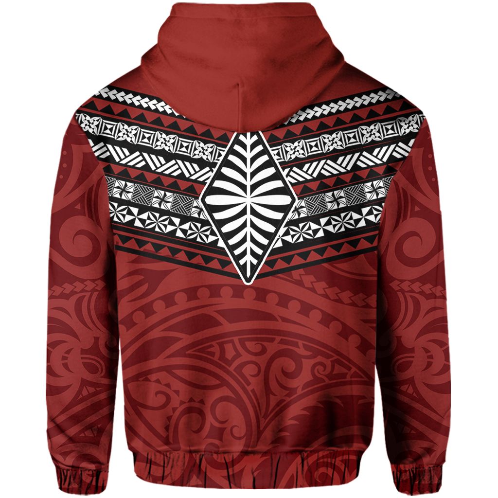 Polynesian Pride Hoodie Pattern Ngatu Tonga Hoodie - Polynesian Pride