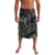 Polynesian Pride Clothing - Spearhead Black Polynesian Pattern Lavalava | Polynesian Pride