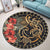 Polynesian Pride Home Set - American Samoa Turtle Round Carpet - Polynesian Pride