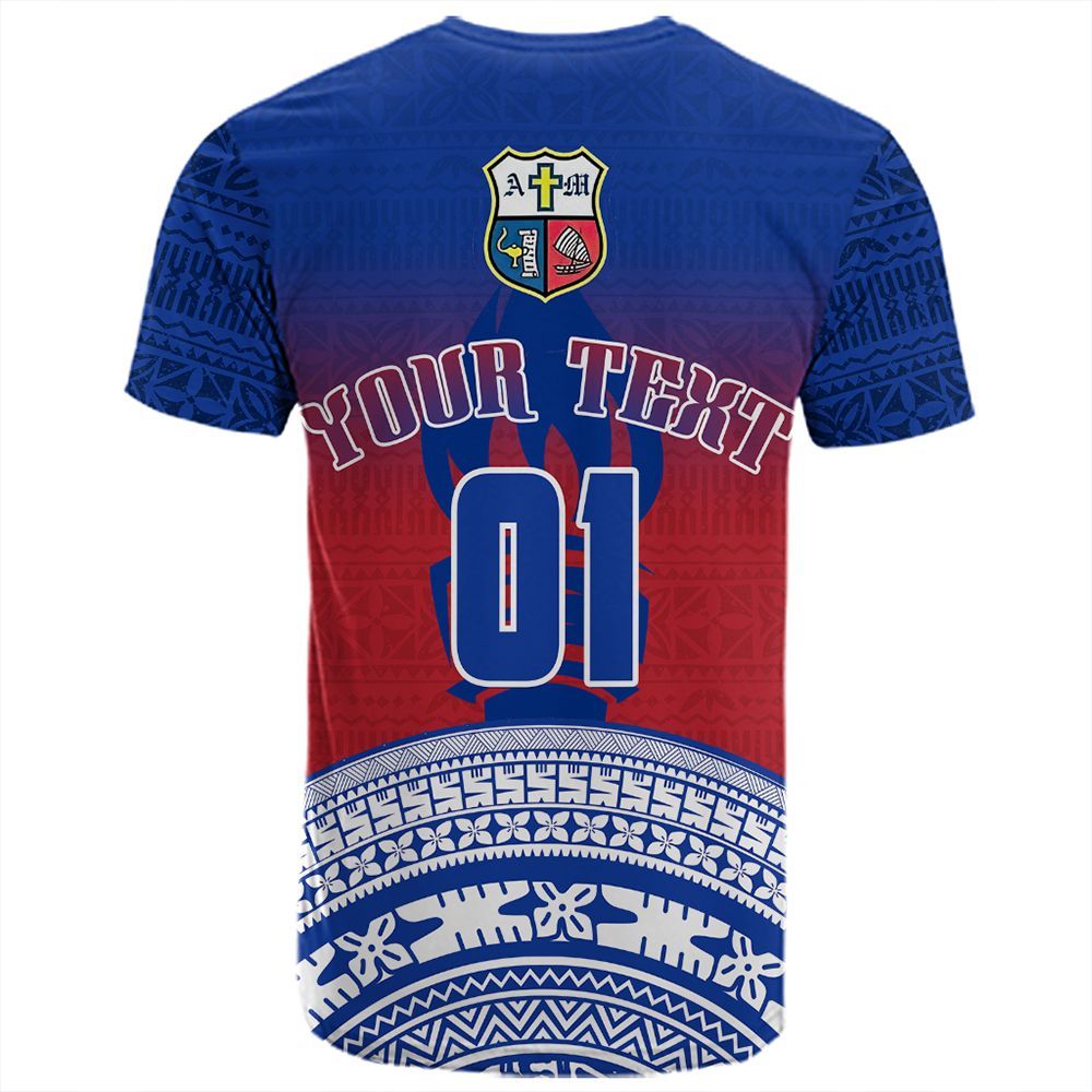 Polynesian Pride (Personalized) Fijian T Shirt Fiji Marist Brothers School T Shirt - Polynesian Pride