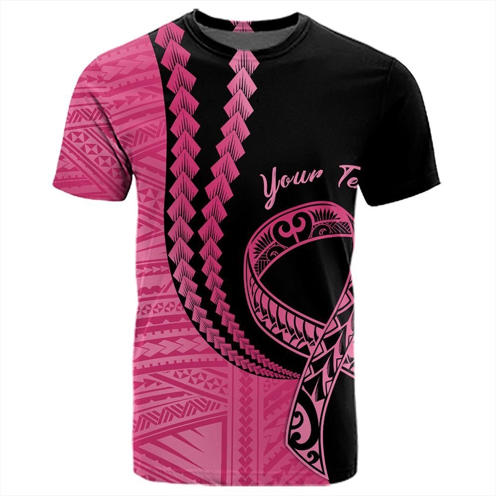 Polynesian Pride (Custom) T Shirt Pinktober Black T Shirt Unisex Pink - Polynesian Pride