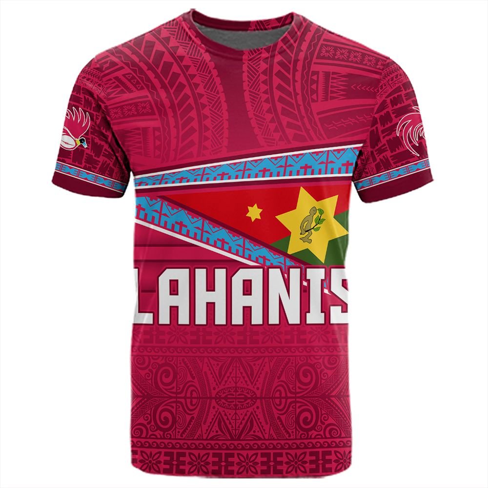 Polynesian Pride T Shirt Goroka Lahanis T Shirt Flag Tapa Pattern Stronic Style - Polynesian Pride