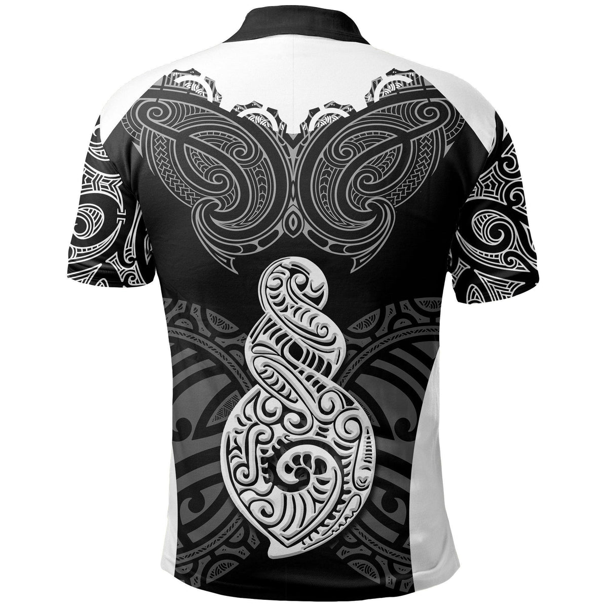 Polynesian Pride Apparel Maori Polo Shirt Twist Tattoo - Polynesian Pride