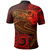 Polynesian Pride Apparel Pohnpei Polo Shirt Red Shark Polynesian Tattoo - Polynesian Pride