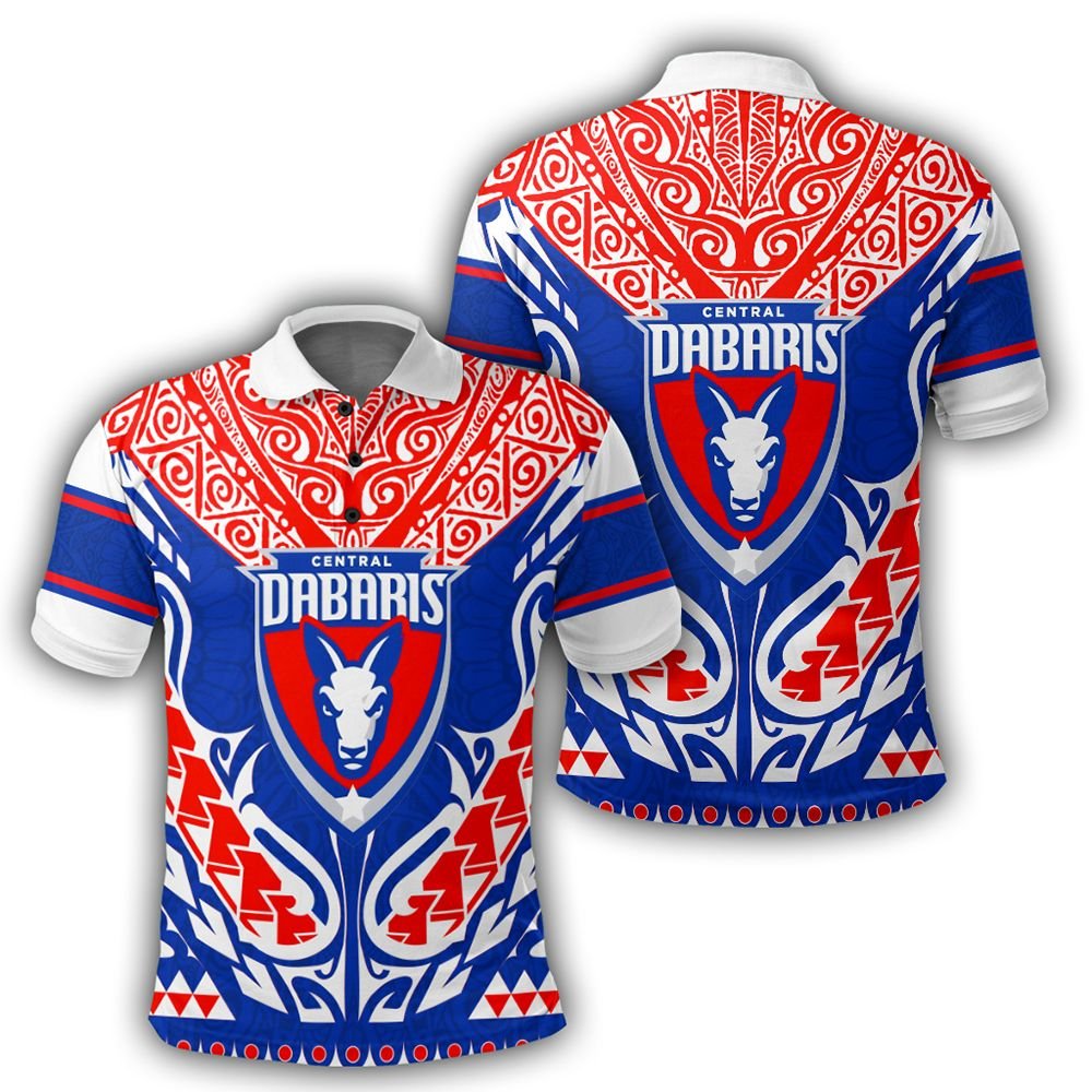 Polynesian Pride Apparel Polo Shirt Vitis Central Dabaris Polo Shirt Papuan - Polynesian Pride
