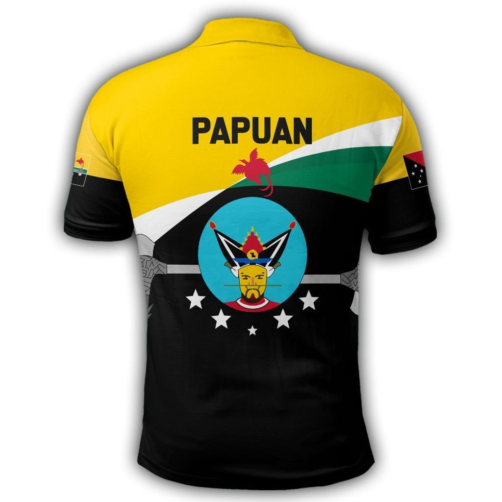 Polynesian Pride Apparel Hela Polo Shirt PNG Flag Style - Polynesian Pride