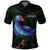 Polynesian Pride Apparel New Zealand Polo Shirt, Pukeko Silver Fern Golf Shirt Unisex Black - Polynesian Pride