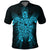 Polynesian Pride Apparel New Zealand Maori Polo Shirt, Wairua Tattoo Turtle Golf Shirt Blue Unisex Blue - Polynesian Pride