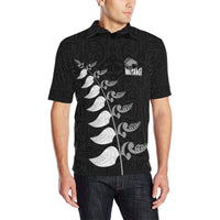 Polynesian Pride Apparel Waitangi Black Polo Shirt Unisex Black - Polynesian Pride