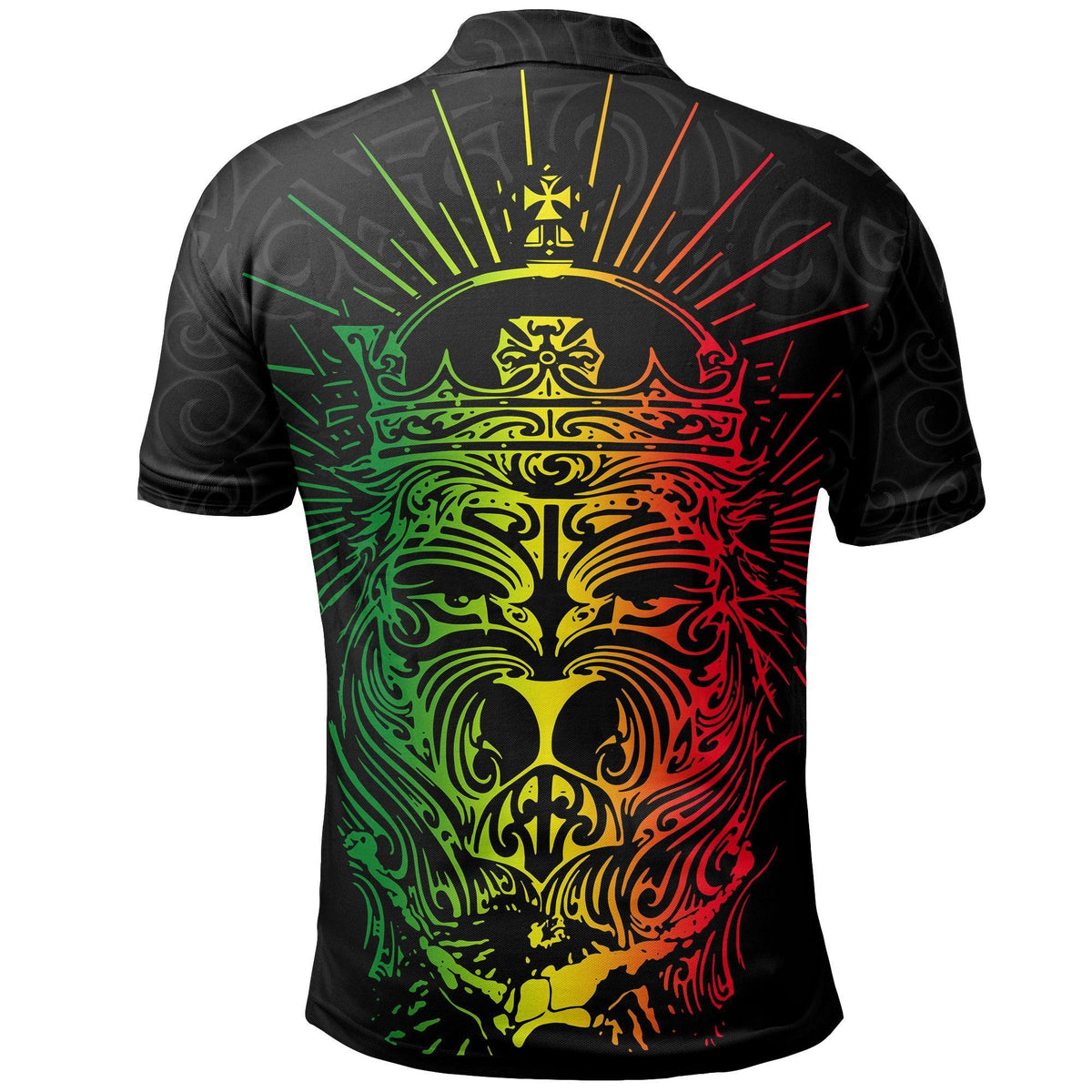 Polynesian Pride Apparel New Zealand Polo Shirt Lion Maori Reggae - Polynesian Pride