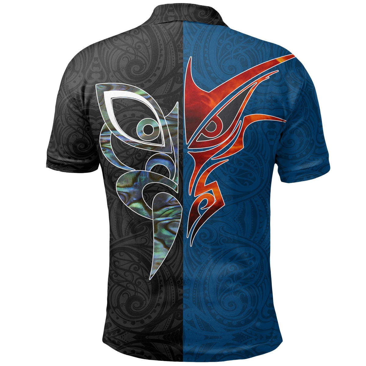 Polynesian Pride Apparel Tumatauenga and Tangaroa Polo Shirt - Polynesian Pride