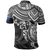 Polynesian Pride Apparel Pohnpei Polo Shirt Pohnpei Flag White Turtle Hibiscus - Polynesian Pride